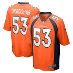Men's Denver Broncos Randy Gradishar Orange Retired Player Game Jersey