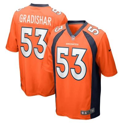 Men's Denver Broncos Randy Gradishar Orange Retired Player Game Jersey 01