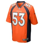 Men's Denver Broncos Randy Gradishar Orange Retired Player Game Jersey