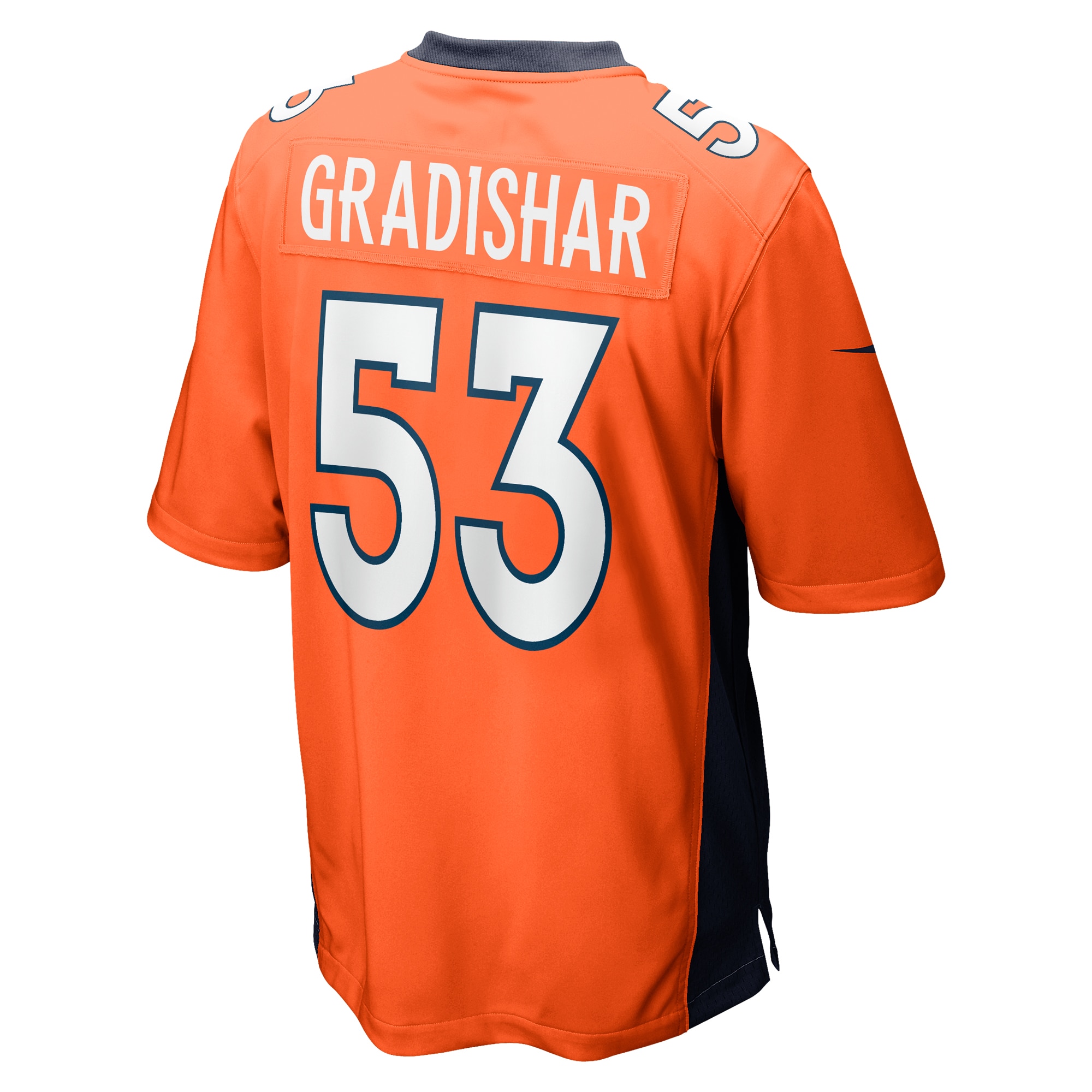 Men's Denver Broncos Randy Gradishar Orange Retired Player Game Jersey