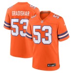 Men's Denver Broncos Randy Gradishar Orange Mile High Collection 1977 Throwback Retired Player Game Jersey