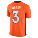 Men's Denver Broncos Russell Wilson Orange Vapor Untouchable Limited Jersey