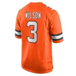 Men's Denver Broncos Russell Wilson Orange Alternate Game Jersey