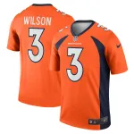 Men's Denver Broncos Russell Wilson Orange Legend Jersey