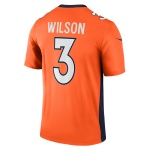 Men's Denver Broncos Russell Wilson Orange Legend Jersey