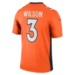 Men's Denver Broncos Russell Wilson Orange Legend Jersey