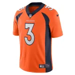 Men's Denver Broncos Russell Wilson Orange Team Vapor Limited Jersey