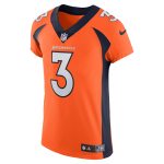 Men's Denver Broncos Russell Wilson Orange Vapor Elite Jersey