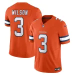 Men's Denver Broncos Russell Wilson Orange Vapor F.U.S.E. Limited Jersey