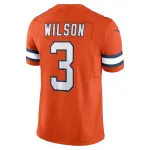 Men's Denver Broncos Russell Wilson Orange Vapor F.U.S.E. Limited Jersey