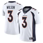 Men's Denver Broncos Russell Wilson White Team Vapor Limited Jersey