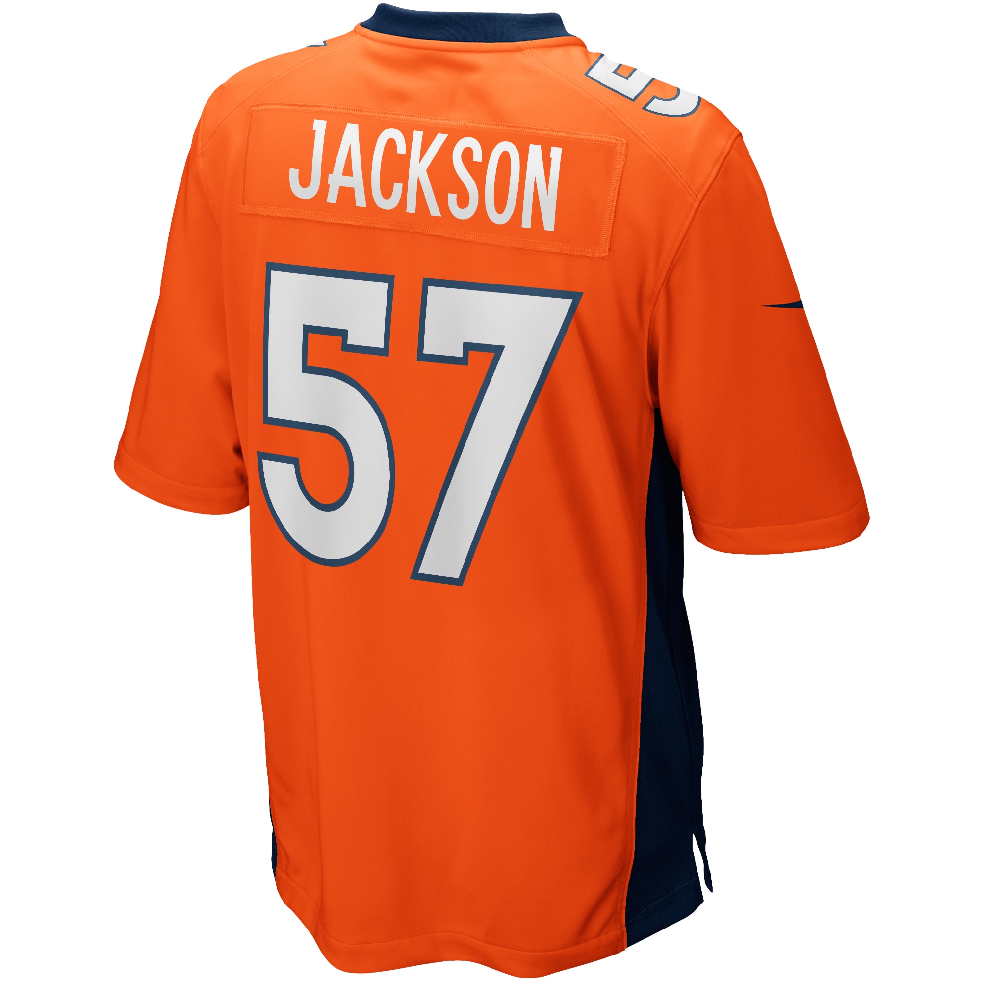 Men's Denver Broncos Tom Jackson Orange Game Retired Player Jersey