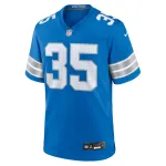 Men's Detroit Lions Chelen Garnes Blue Game Jersey