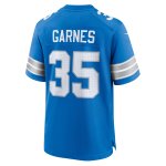 Men's Detroit Lions Chelen Garnes Blue Game Jersey