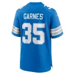 Men's Detroit Lions Chelen Garnes Blue Game Jersey