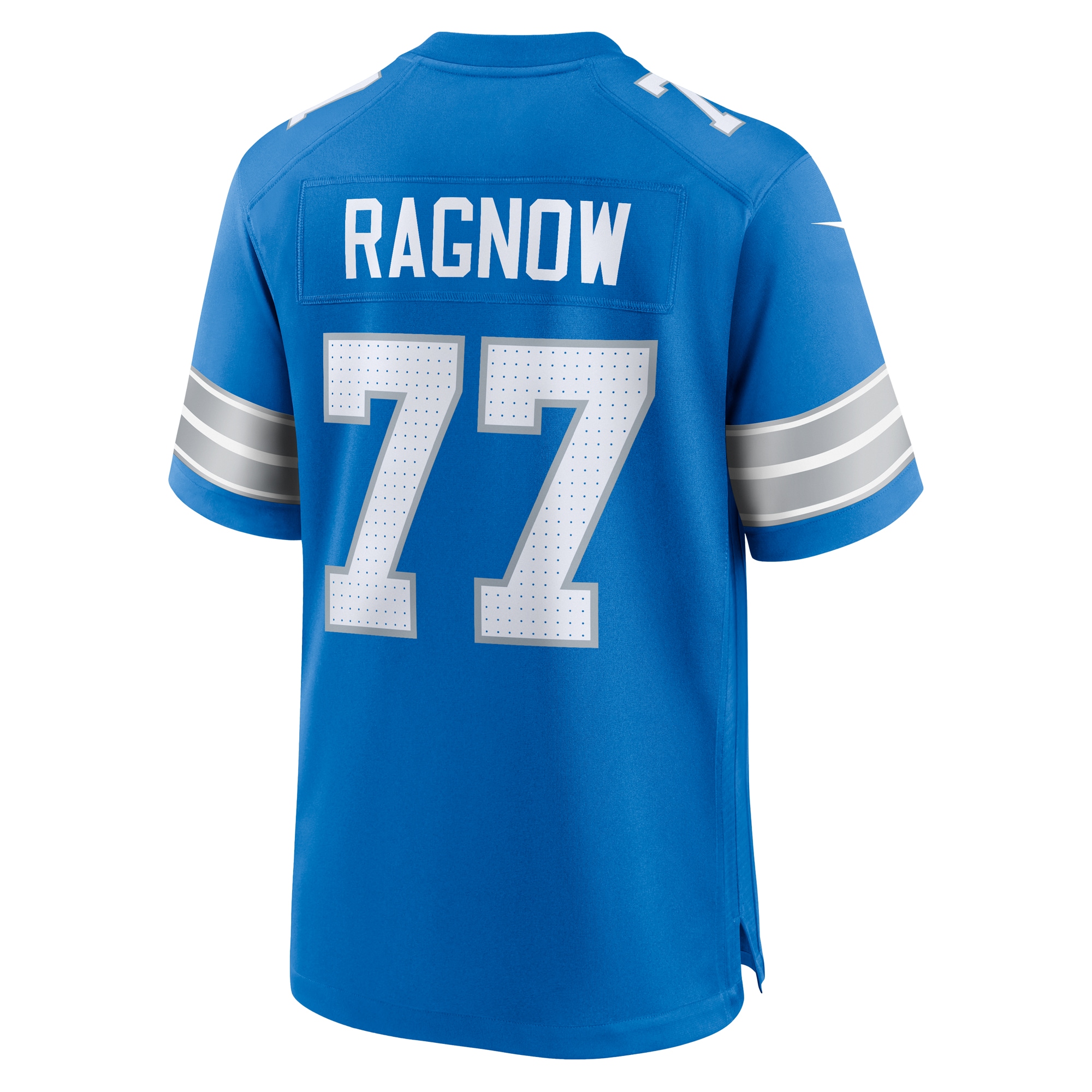Men's Detroit Lions Frank Ragnow Blue Team Game Jersey