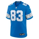 Men's Detroit Lions Isaiah Williams Blue Game Jersey