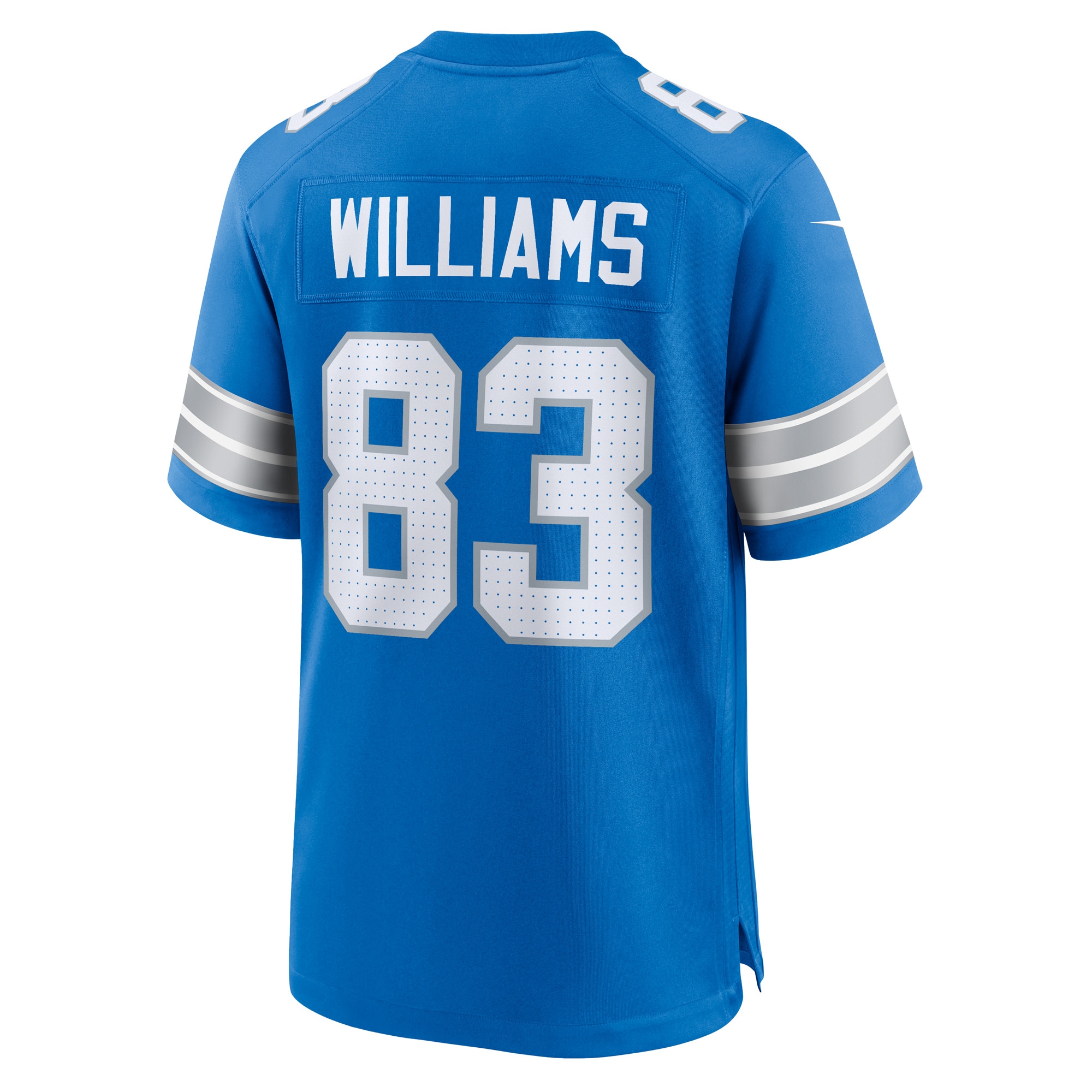 Men's Detroit Lions Isaiah Williams Blue Game Jersey
