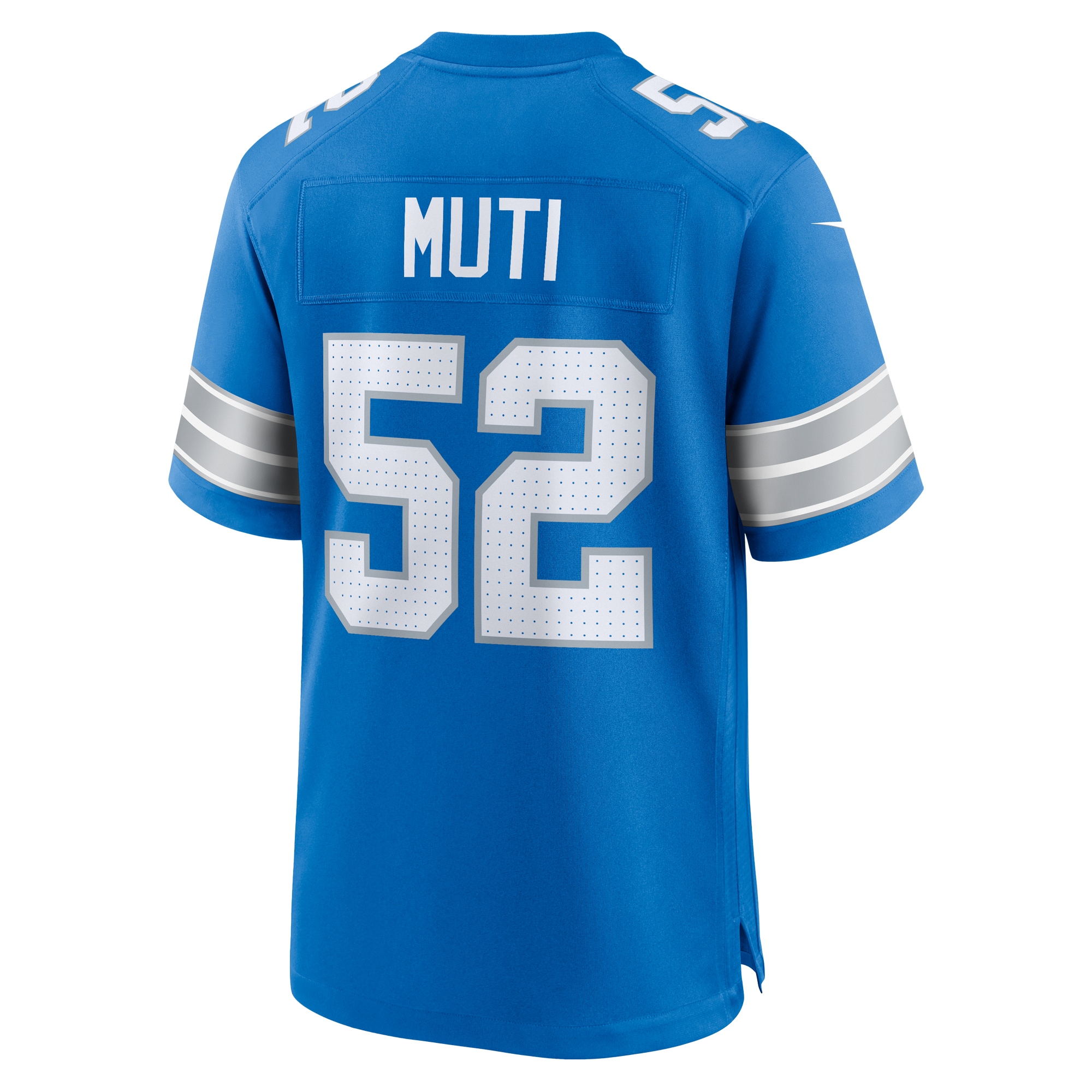 Men's Detroit Lions Netane Muti Blue Game Jersey