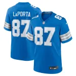 Men's Detroit Lions Sam LaPorta Blue Game Jersey