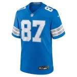 Men's Detroit Lions Sam LaPorta Blue Game Jersey