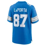 Men's Detroit Lions Sam LaPorta Blue Game Jersey