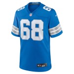 Men's Detroit Lions Taylor Decker Blue Team Game Jersey