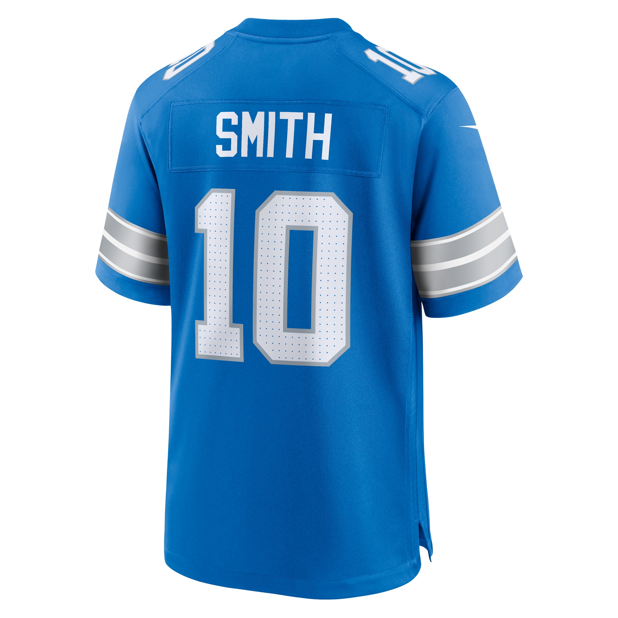Men's Detroit Lions Tre'Quan Smith Blue Game Jersey