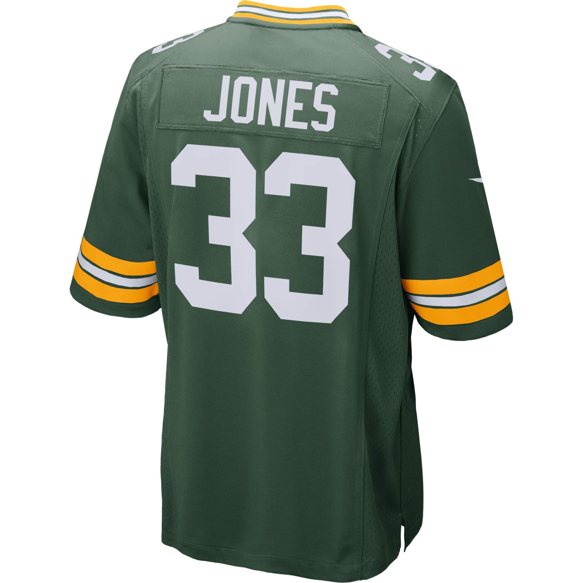 Men's Green Bay Packers Aaron Jones Green Game Jersey