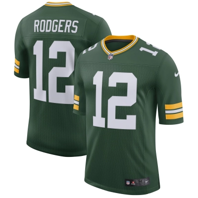 Men's Green Bay Packers Aaron Rodgers Green Classic Limited Player Jersey 01