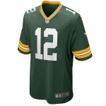 Men's Green Bay Packers Aaron Rodgers Green Game Player Jersey