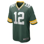 Men's Green Bay Packers Aaron Rodgers Green Game Team Jersey