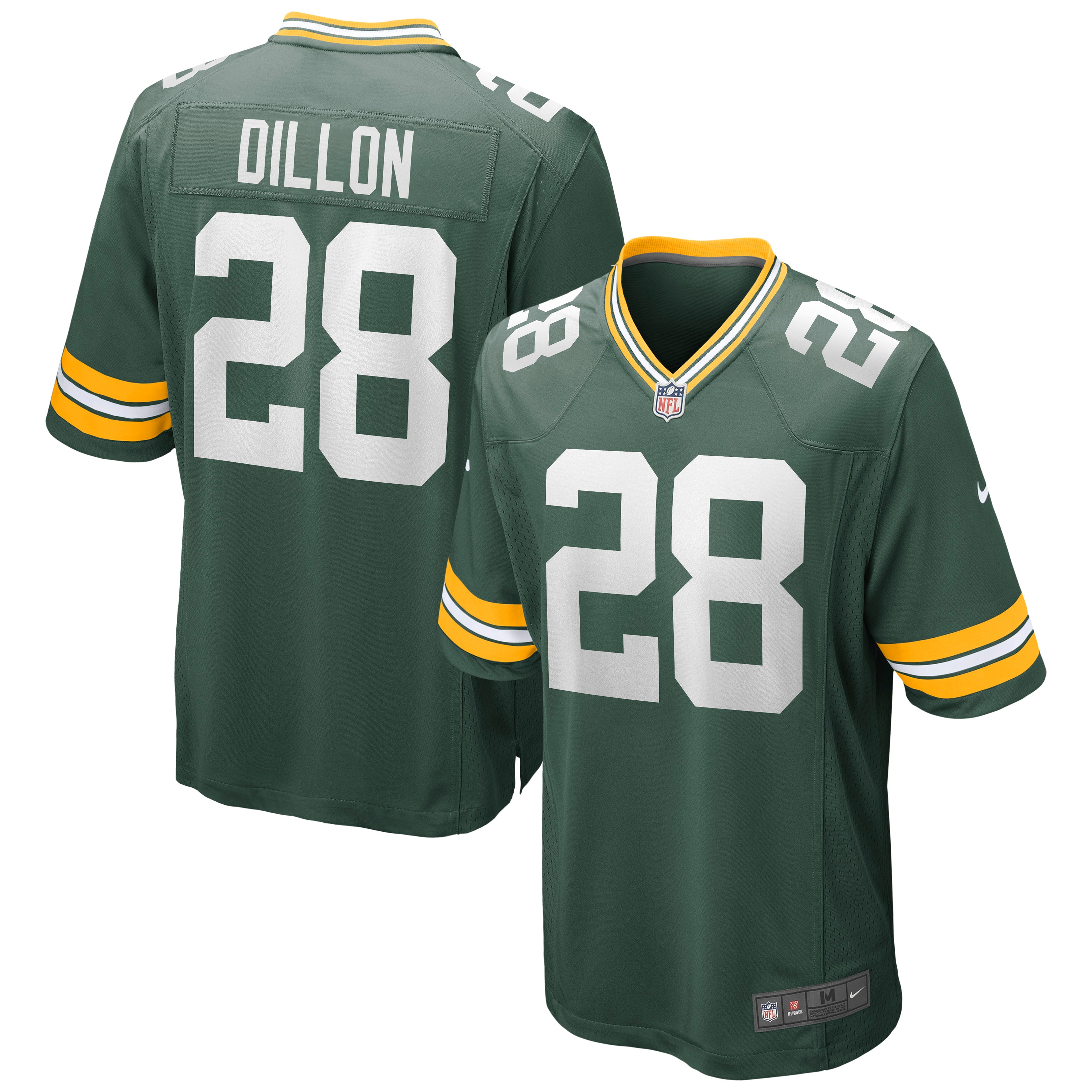 Men's Green Bay Packers AJ Dillon Green Game Jersey