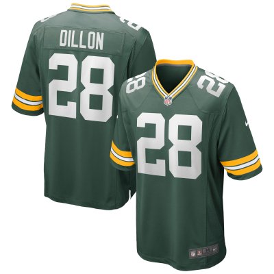 Men's Green Bay Packers AJ Dillon Green Game Jersey 01