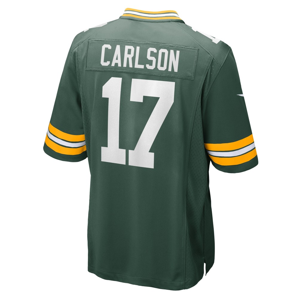 Men's Green Bay Packers Anders Carlson  Green Game Jersey