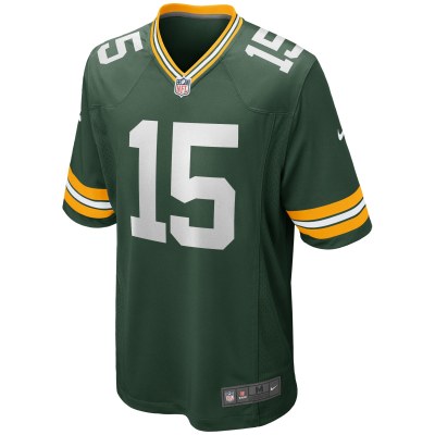 Men's Green Bay Packers Bart Starr Green Game Retired Player Jersey 02
