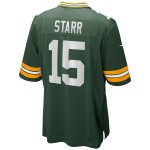 Men's Green Bay Packers Bart Starr Green Game Retired Player Jersey
