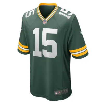 Men's Green Bay Packers Bart Starr Green Retired Player Game Jersey 02