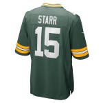 Men's Green Bay Packers Bart Starr Green Retired Player Game Jersey