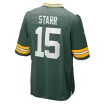 Men's Green Bay Packers Bart Starr Green Retired Player Game Jersey