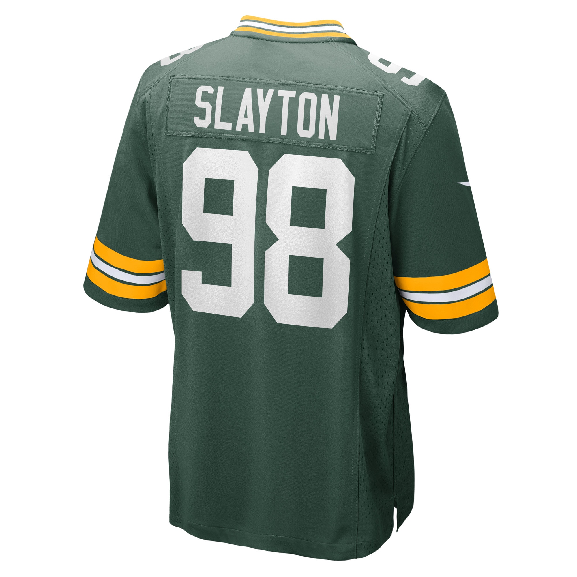 Men's Green Bay Packers Chris Slayton Green Game Player Jersey