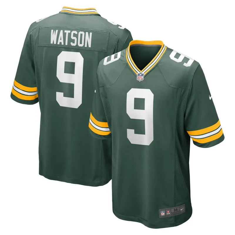 Men's Green Bay Packers Christian Watson Green Game Player Jersey