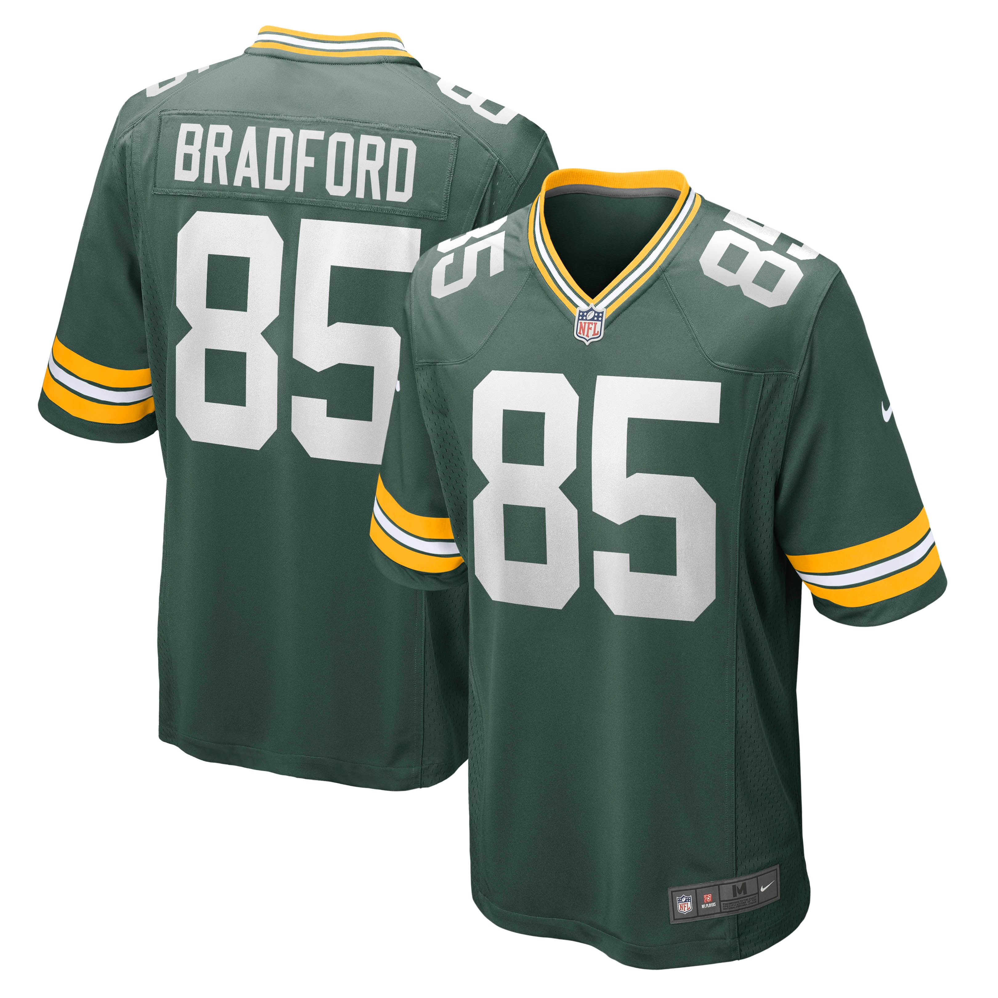 Men's Green Bay Packers Corey Bradford Green Retired Player Jersey