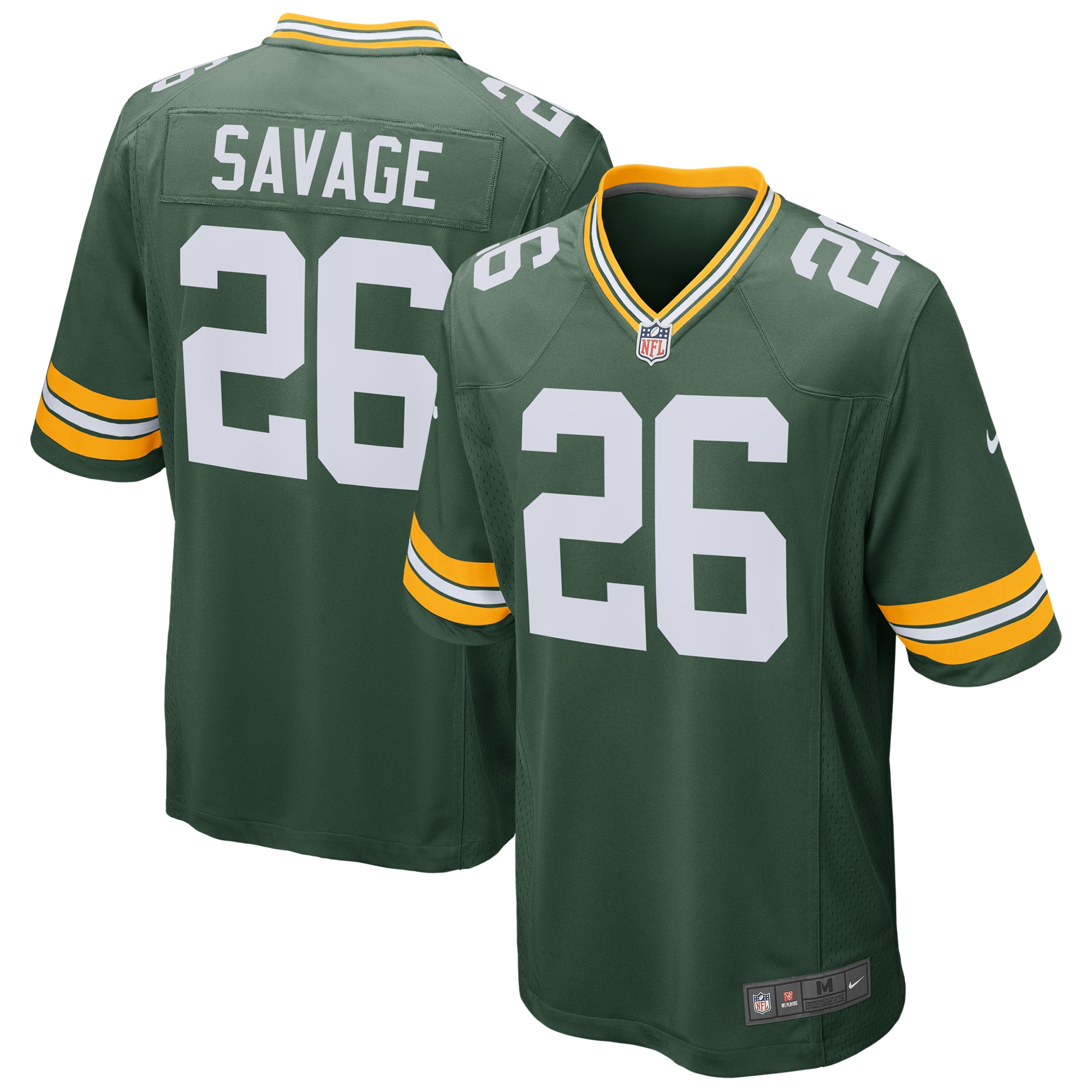 Men's Green Bay Packers Darnell Savage Green Game Jersey
