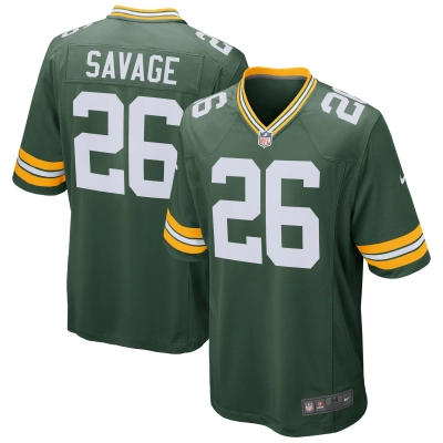 Men's Green Bay Packers Darnell Savage Green Game Jersey 01