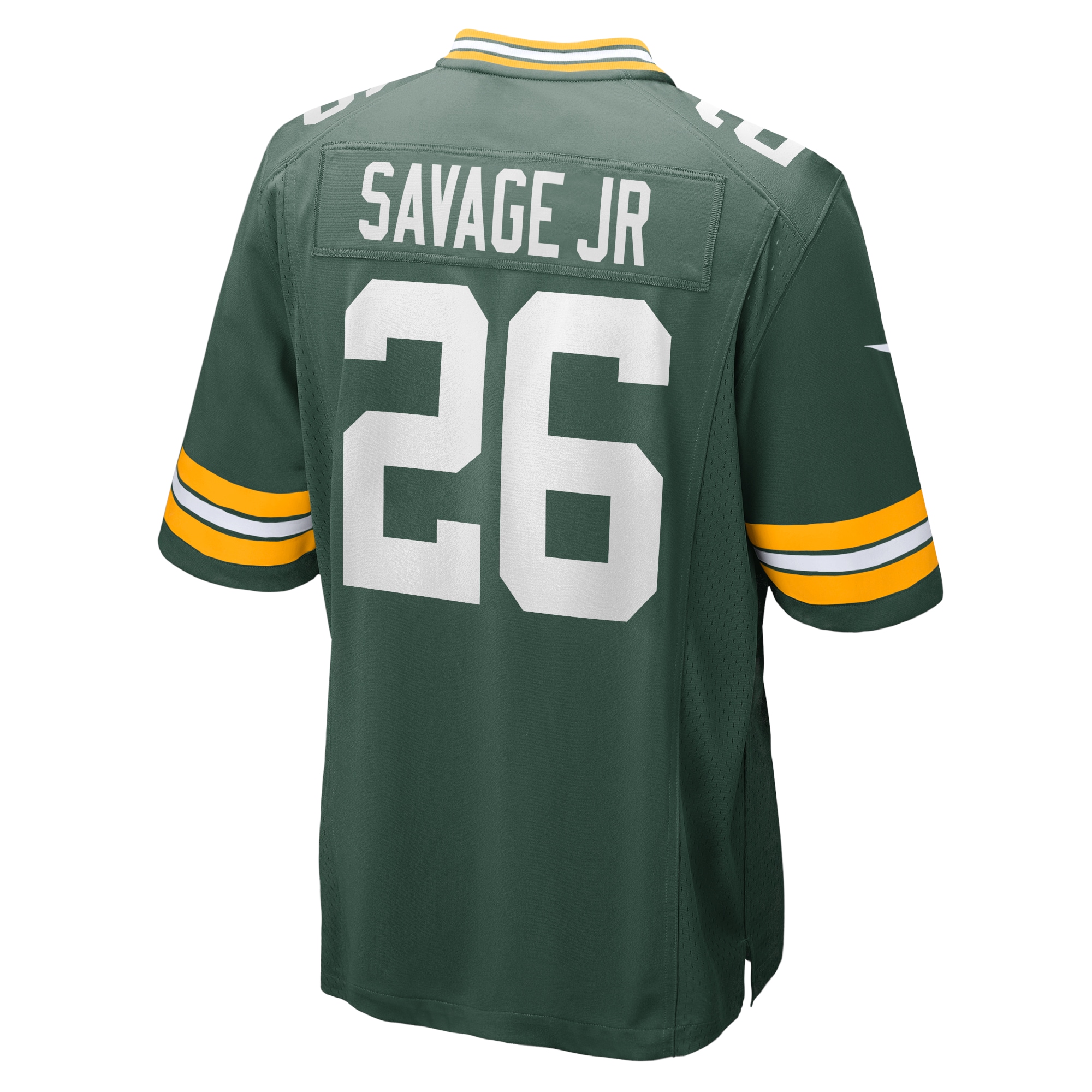 Men's Green Bay Packers Darnell Savage Jr. Green Game Team Jersey