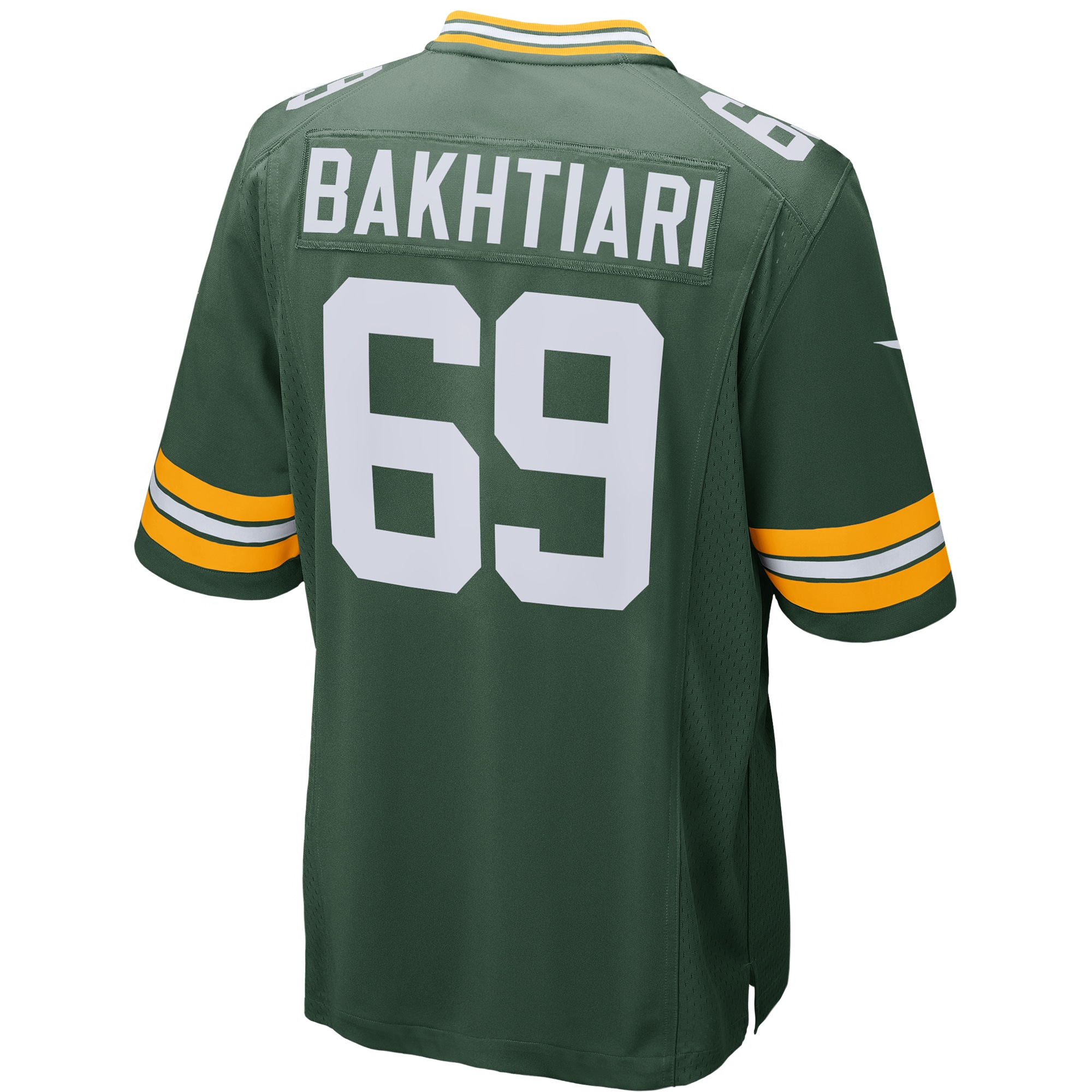 Men's Green Bay Packers David Bakhtiari Green Game Player Jersey