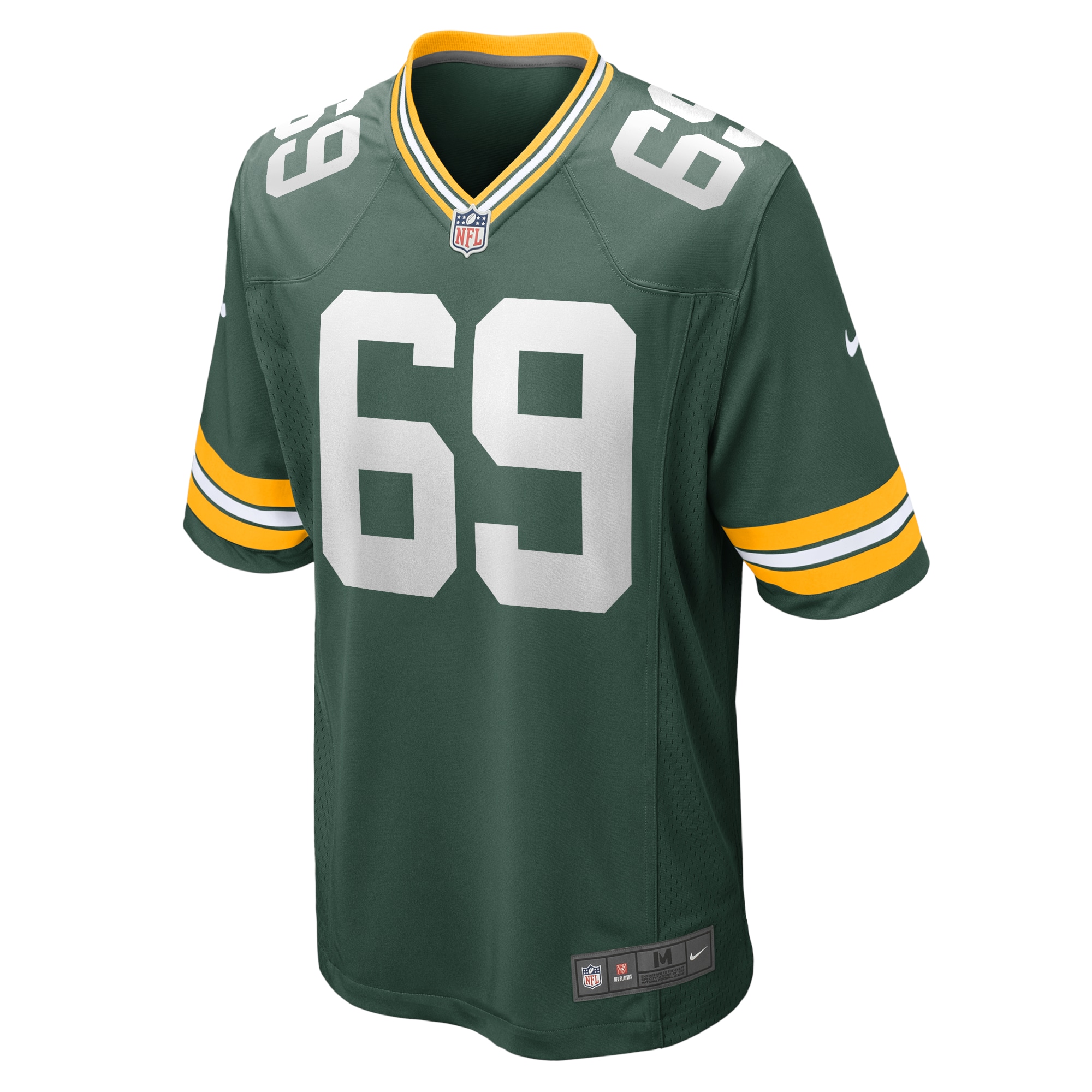 Men's Green Bay Packers David Bakhtiari Green Game Team Jersey