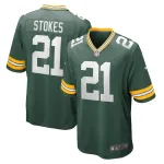 Men's Green Bay Packers Eric Stokes Green Player Game Jersey