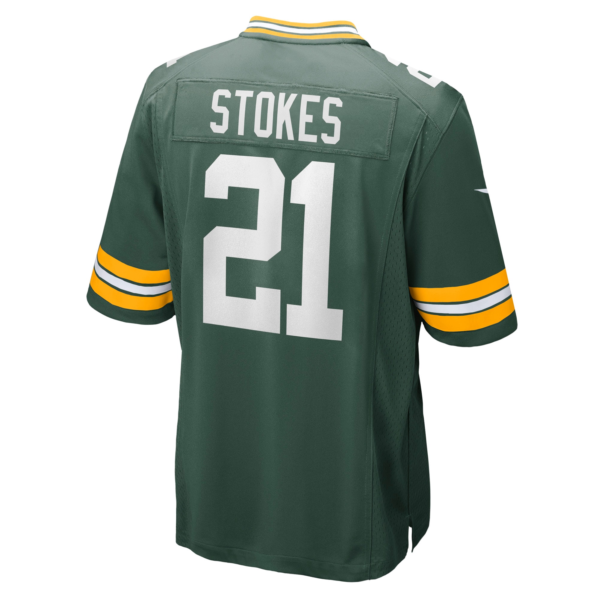 Men's Green Bay Packers Eric Stokes Green Player Game Jersey